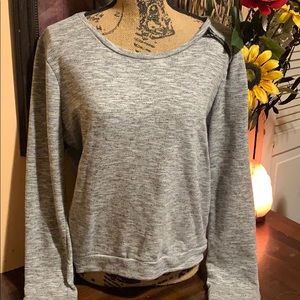 Derek Heart side zip sweater